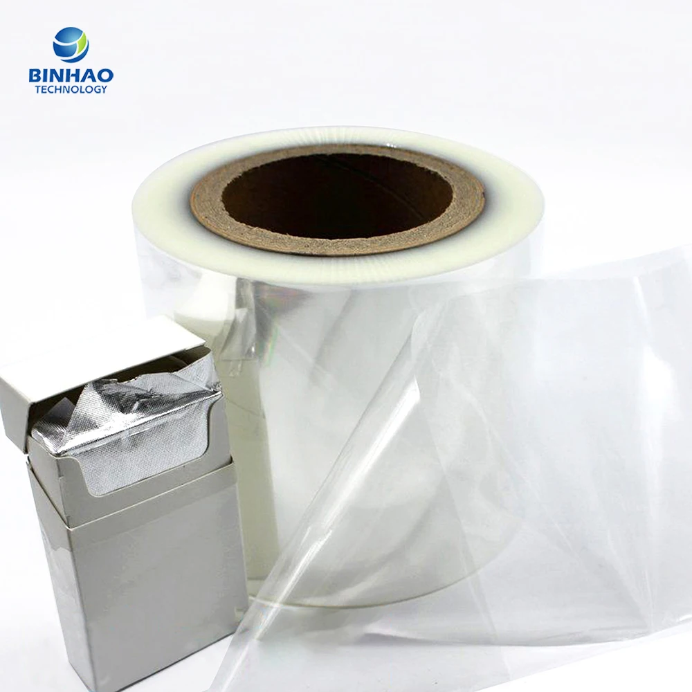 Multiple Extrusion Transparent BOPP Film Roll Soft Cellophane for Queen Size Cigarette Packaging