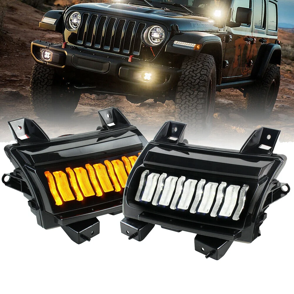 For Jeep Wrangler Jl Sport Sports Led Turn Signal Lights & Drl Accessories  Fender Flare Lights For Jeep - Buy For Jeep Wrangler Jl Sport Sports,Led  Turn Signal Lights & Drl Accessories