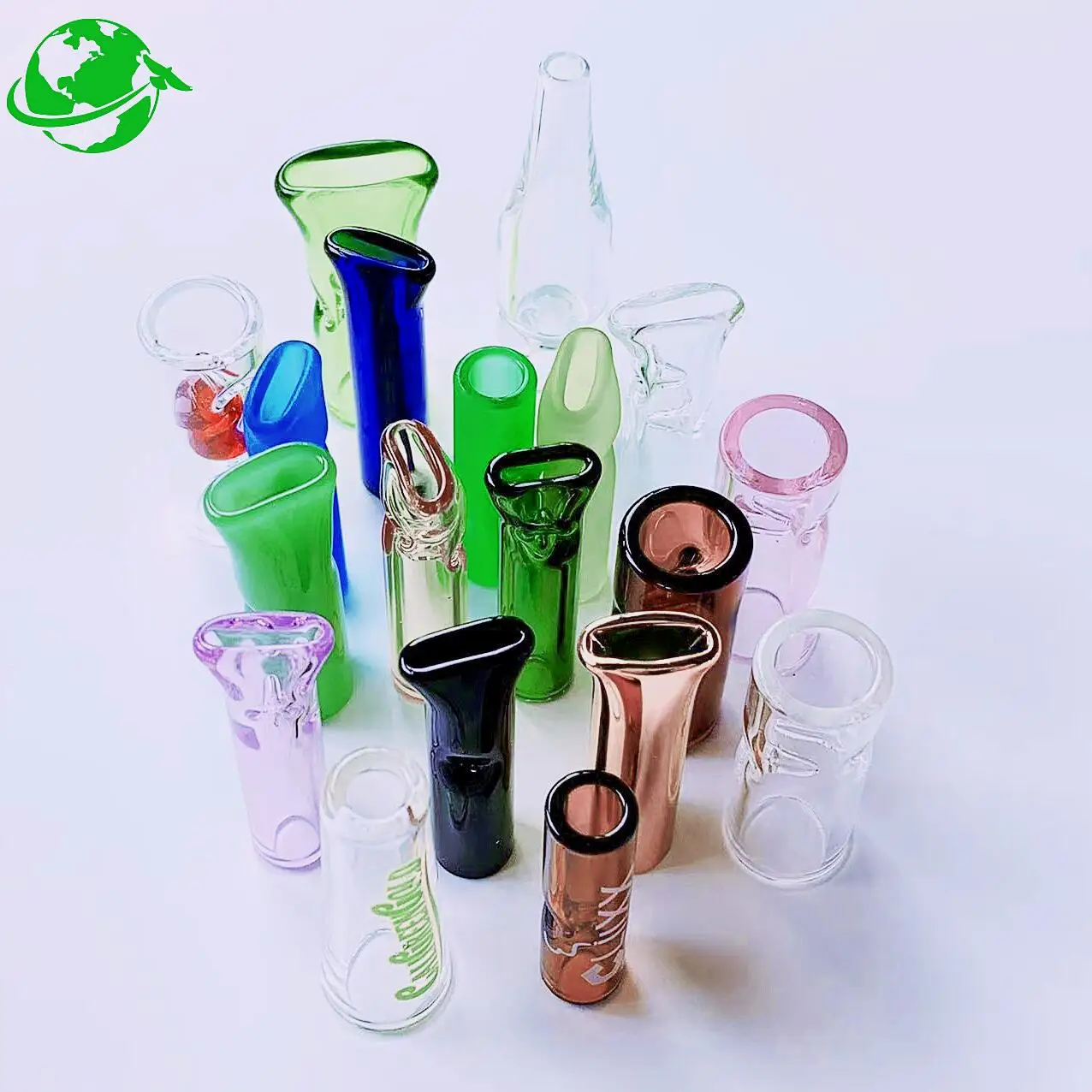 Custom Glass Straight Filter Tips With Silicone Cap| Alibaba.com