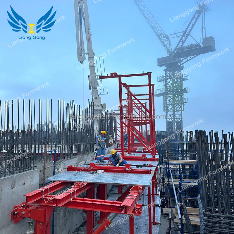 LIANGGONG Integrated Hydraulic Automatic Climbing Formwork System for Construction
