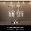 Double 8-cup stand silver + classic red wine glass 6