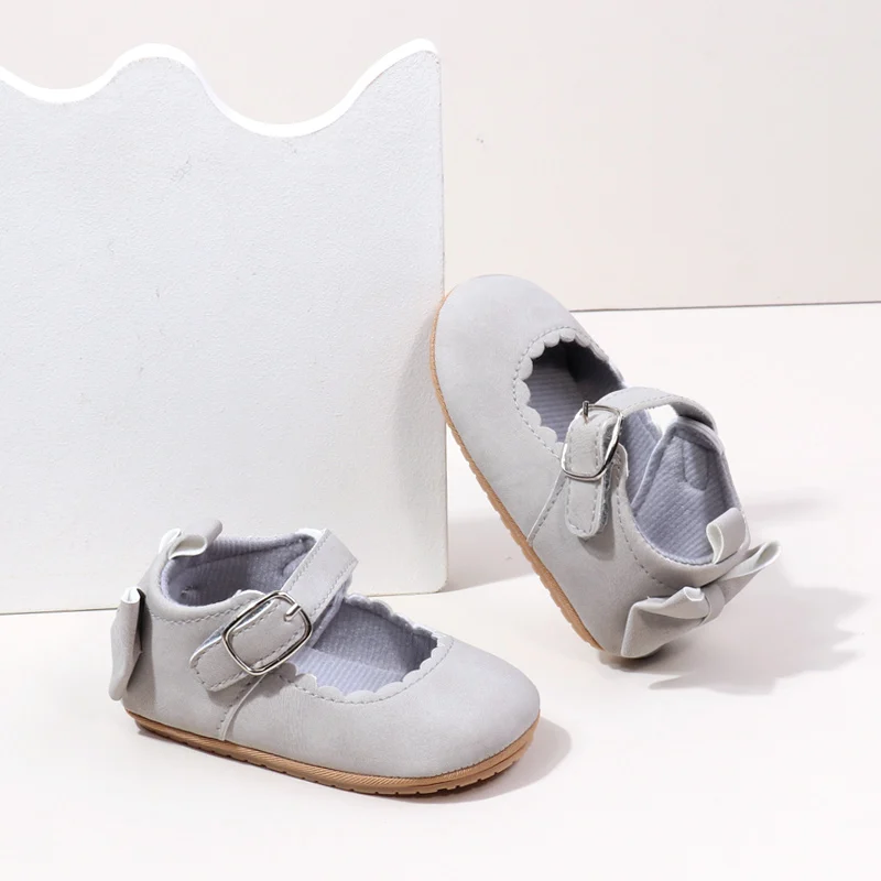 Factory Directly Beautiful Fancy Baby Girls Shoes Soft Sole Newborn Infant Shoes for Girls Cute Bowknot for Toddler Girls supplier