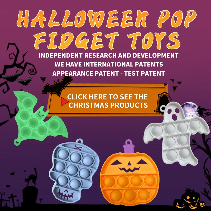 halloween pop fidget toy