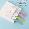 Button white bag four-color eyebrow clip 4-piece set