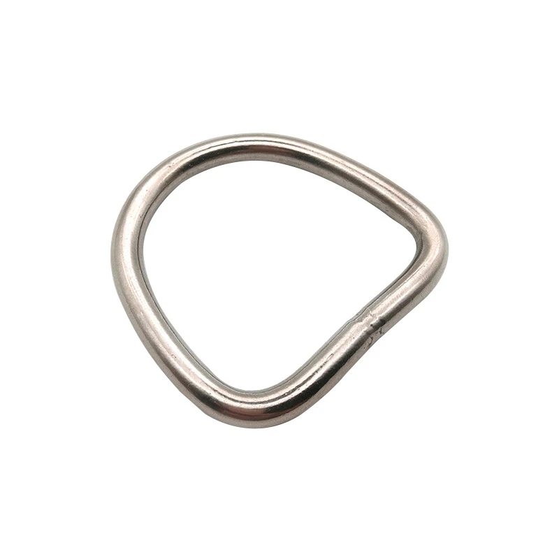 Manufacturer's Direct Sales of 25mm Silver or Black d Ring Iron 304 316 Stainless Steel