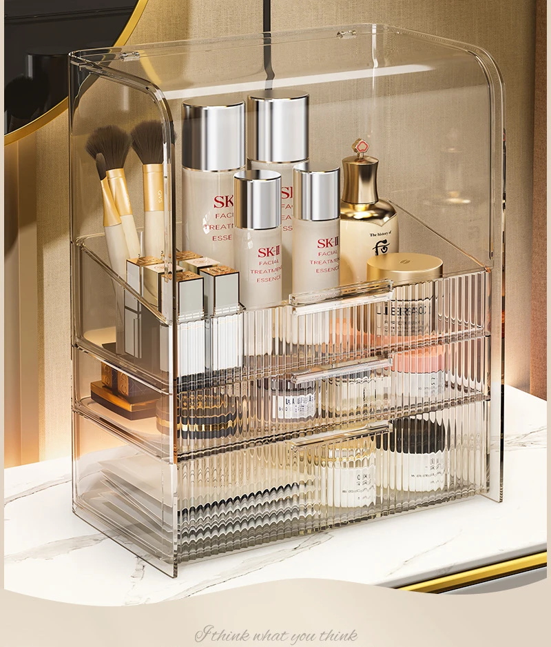 Clear Acrylic Makeup Organizer Storage Box Factory Direct Sales