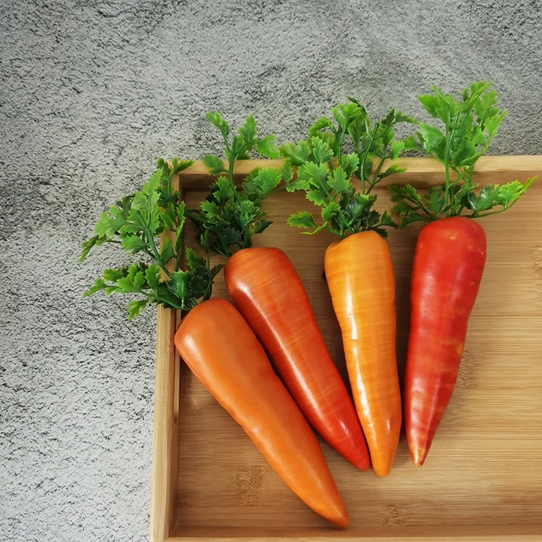 Artificial Vegetables and Fruits Foam Fake Carrot
