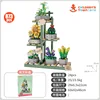 Small plant set/with stand/873p