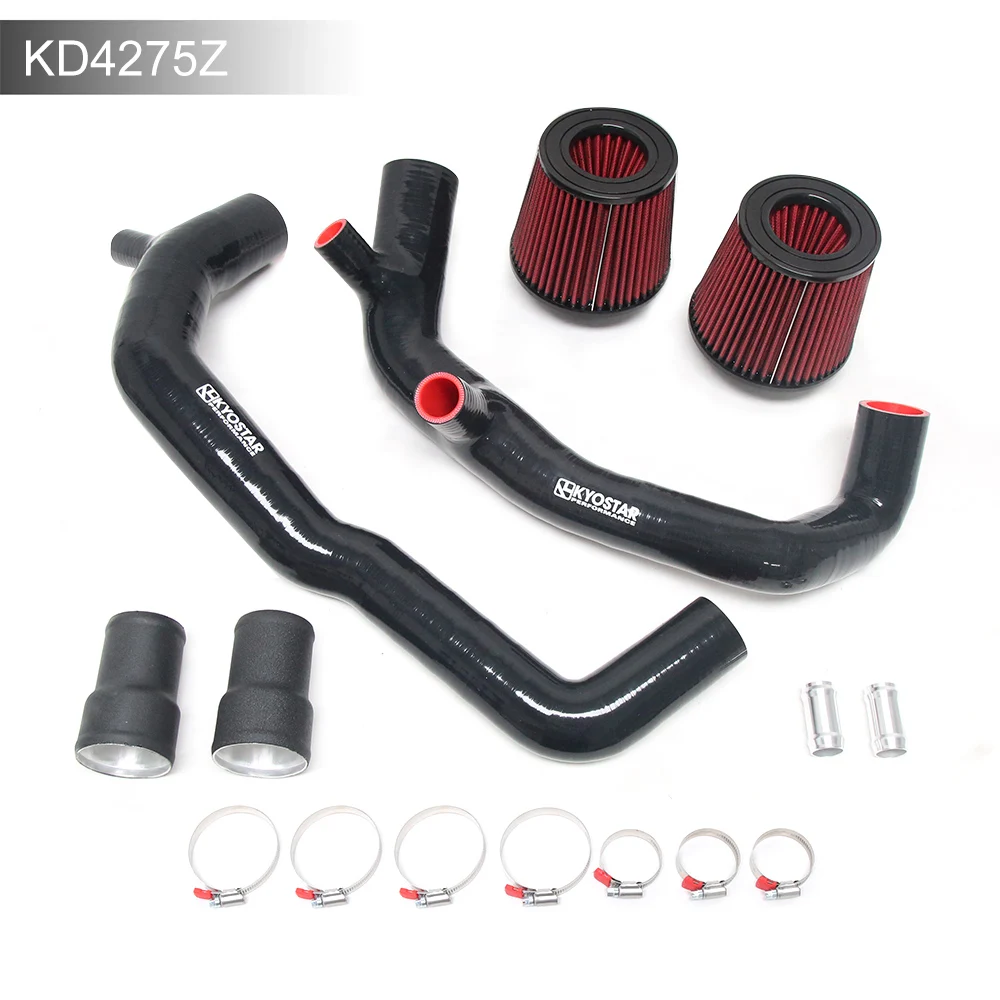 Kyostar For BMW N54 135I 335I 335XI 535I 535XI Z4 E90 Cold Air Intake 2" Silicone Inlet Intake Hose