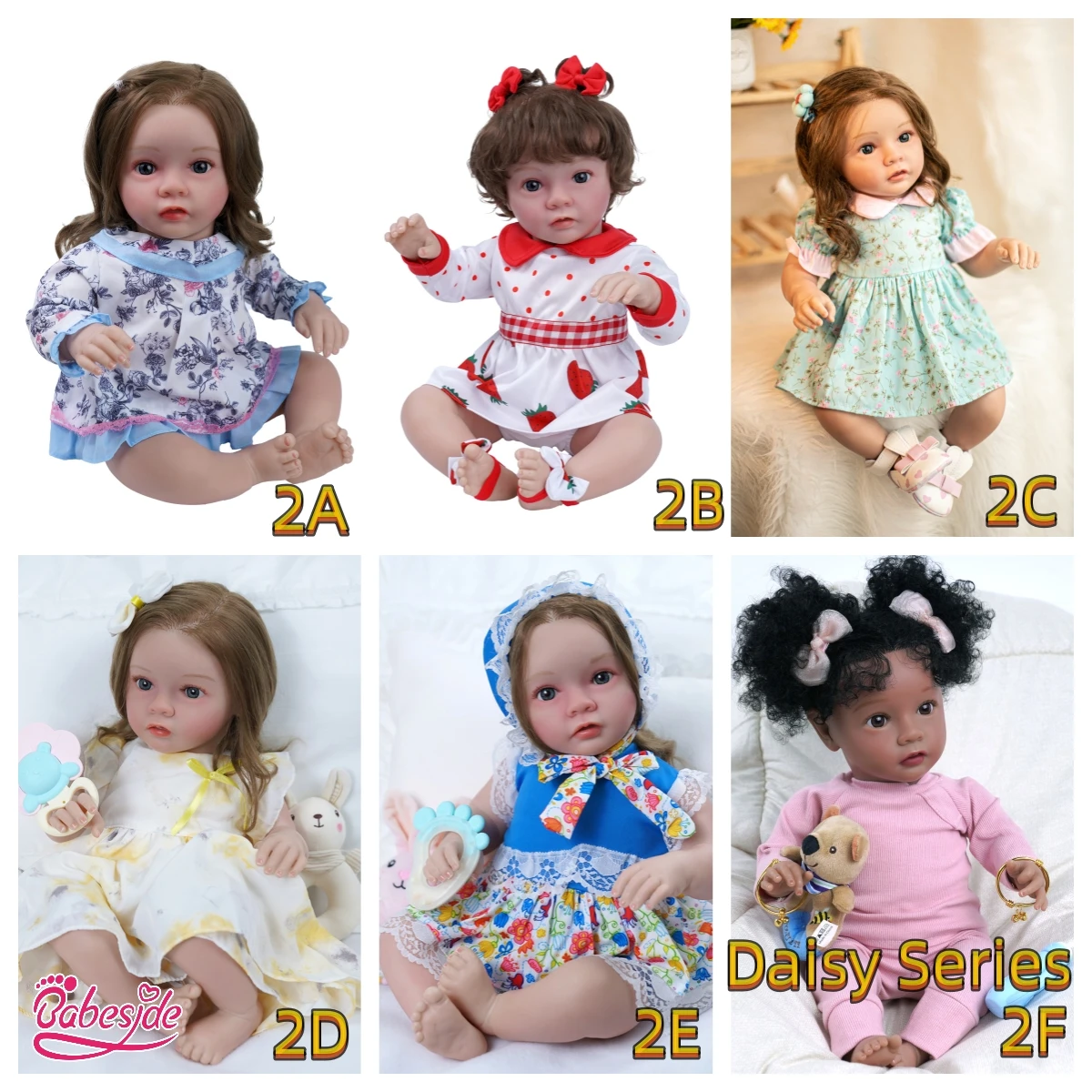 Babeside 50cm High Quality Handmade 3d Paint With Visible Veins