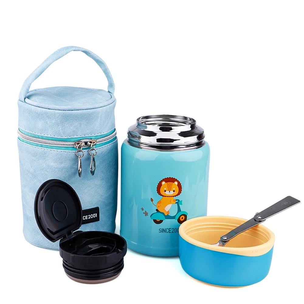 Buy Wholesale China Baby Food Flask Thermos Container Insulated Kids Food  Jar & Double Wall Lunch Box at USD 3.9