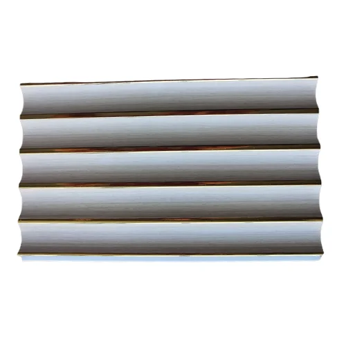 Factory Wholesale Flexible Fluted 30Cm Ps Charcoal Louvers Wall Panels New Colors