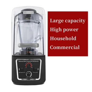 Heavy Duty Electric Commercial Blender with Smoothies Maker Function 4L Capacity 5+ Speeds for Hotel & Household Use