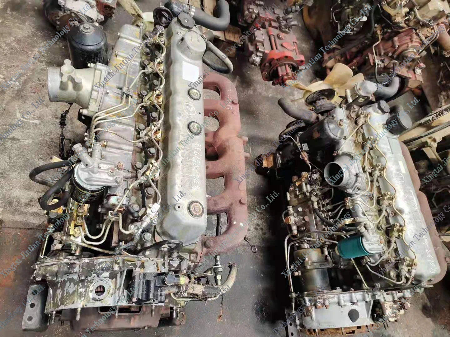 京商F-16エンジンDF組み立て済未使用品 Japanese Used Original Engine 6D14 6D16 for Truck