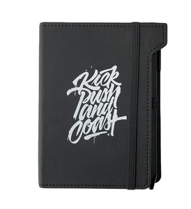 Wholesale Mini Leather Notebook Small Size PU Notebook Customized Logo Printed Pocket Notebook