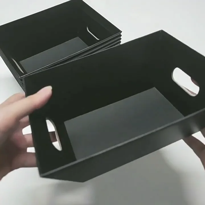 Empty Kraft Paper Waterproof Inside Packaging Hamper Gift Basket Boxes