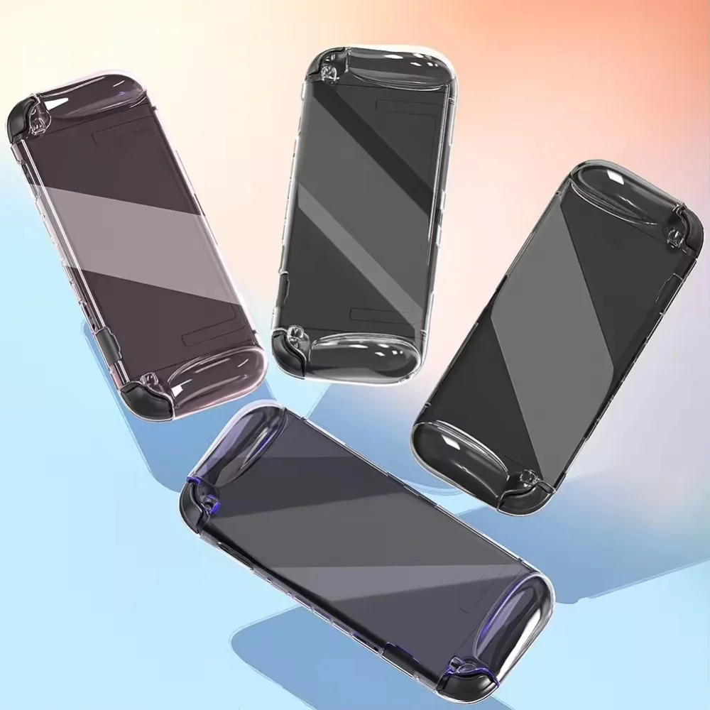 product transparent tpu shell full cover protective case with crystal case for for nintendo switch 2 game laudtec-4