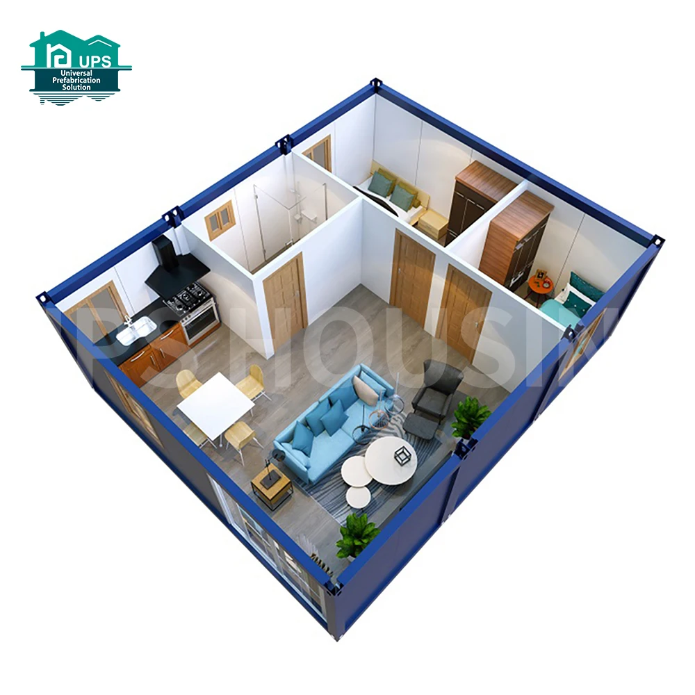 2025 Easy Installation Homestay Modern Mini Container Home Villa Cheap Modern Building Tiny Container House Made in China