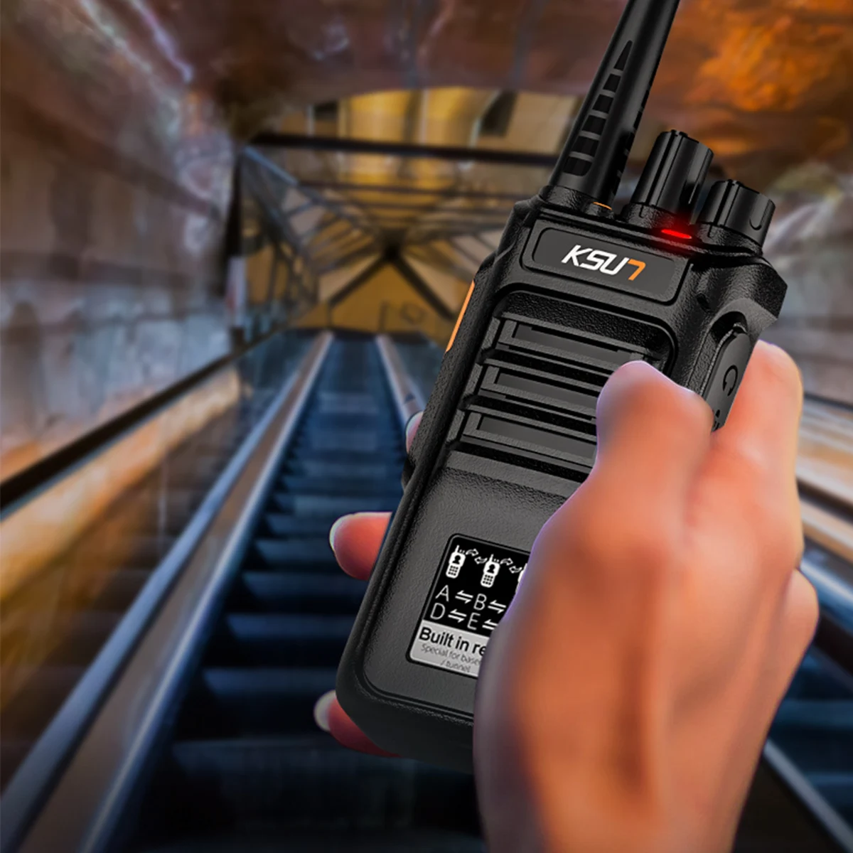 KSUT RL30 Walkie-talkie Transceiver Portable Long Range Relay Function Two Way Radios Repeater Walkie Talkie for Mine Tunnel
