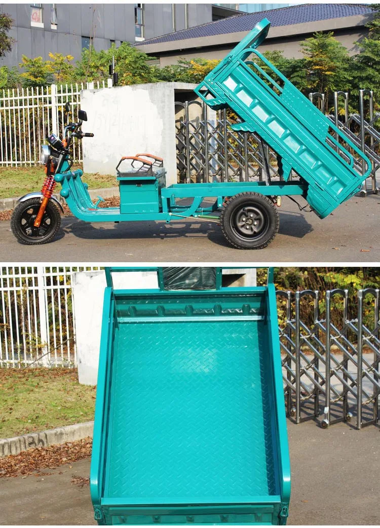 Cargo Tricycle Electric Trike Three Wheeler Tuk Tuk 3 Wheel Bike With
