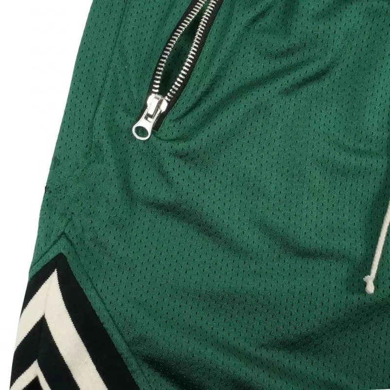 Pantaloncini in poliestere da allenamento per presa da uomo personalizzati Pantaloncini in rete atletica da uomo con coulisse da palestra ad asciugatura rapida con tasca con cerniera solida377_voghion.com