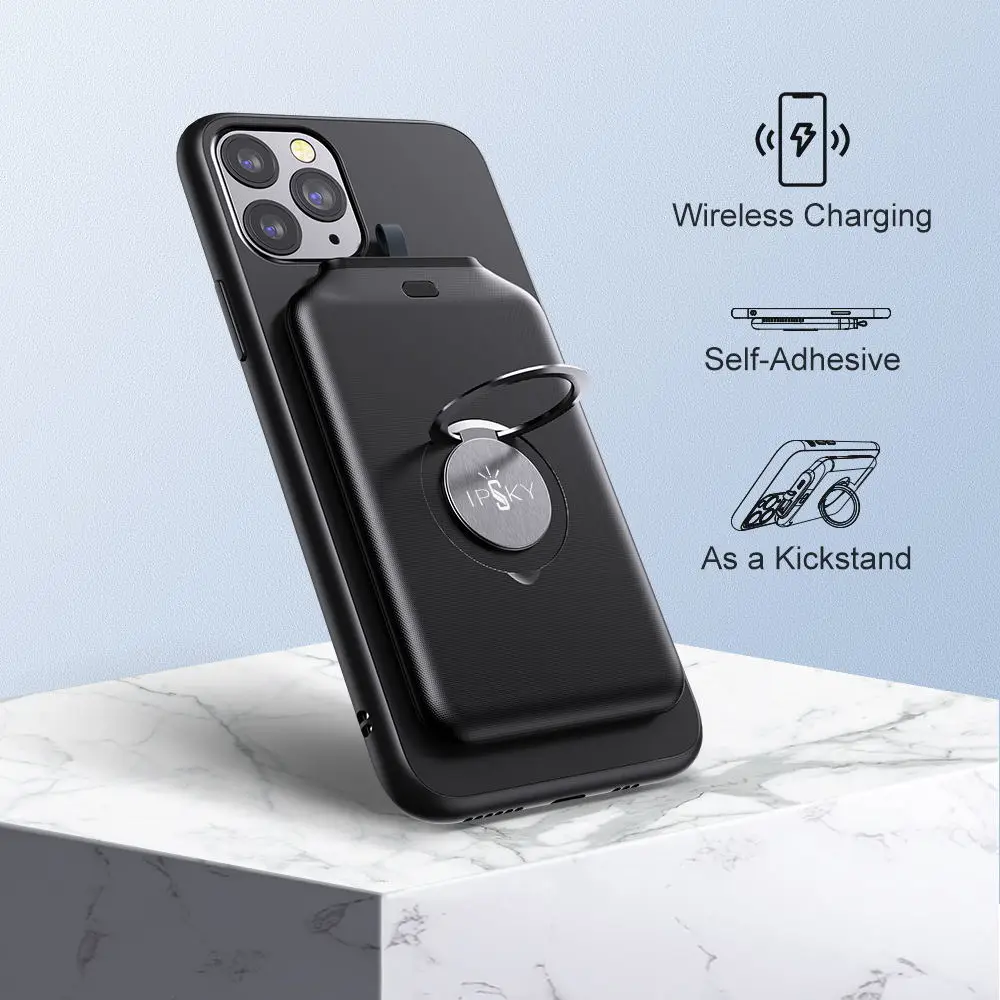 
IPSKY Оригинальное милое мини Портативное Мобильное qi Беспроводное зарядное устройство 