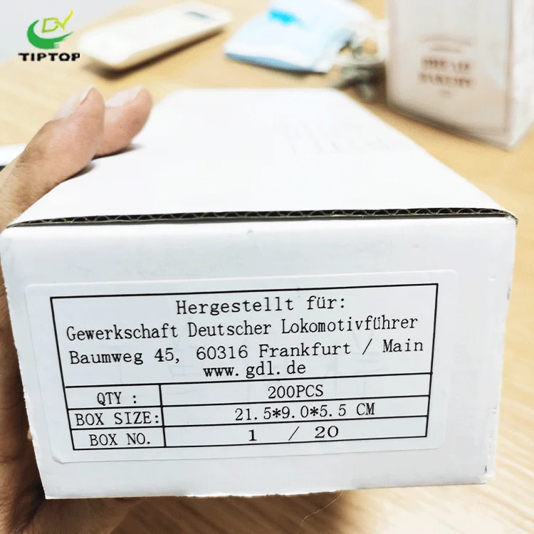 Низкая цена надежный поставщик Tiptop цветная или белая струйная печать ПВХ пластиковая идентификационная карта