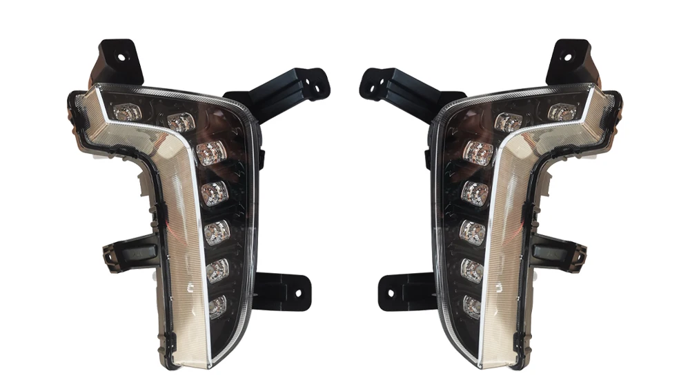 Car Drl For Hyundai Ioniq 2017 2018 2019 2020 Led Fog Lamp Cover Daytime Running Lights 12v