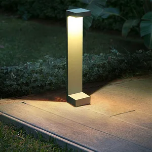 Waterproof LED Lawn Light with IP65 Rating Simple I-Shaped Aluminum Body DC Power Supply for Courtyard Villa Garden Outdoor Use