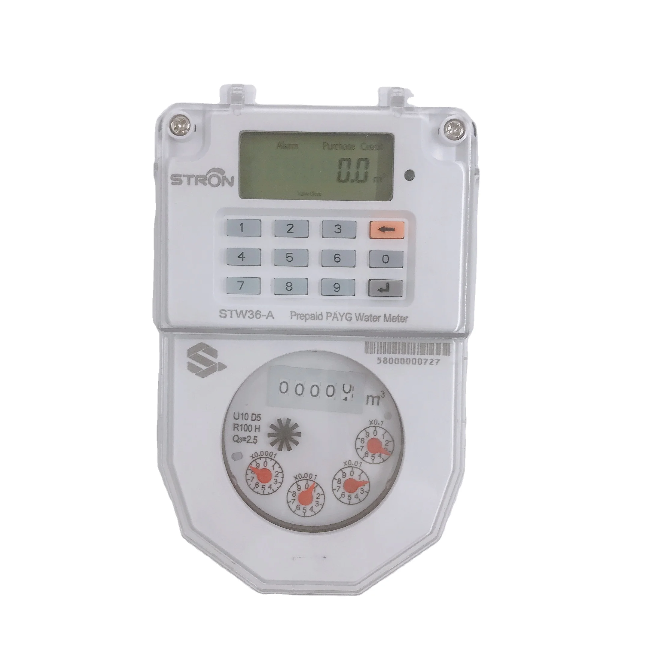 STS Standard Keypad Type Multi-Jet Prepaid Water Meter Vending Software Local Mobile Money Payment Integration IP68 OEM