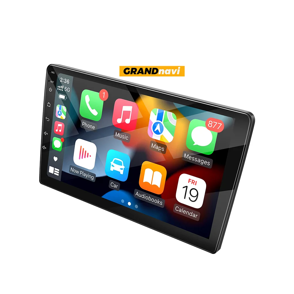 GRANDnavi 9 Inch Touch Screen Android GPS Navigation System Android Car Stereo Multimedia Car DVD Player for Car Radio Pioneer