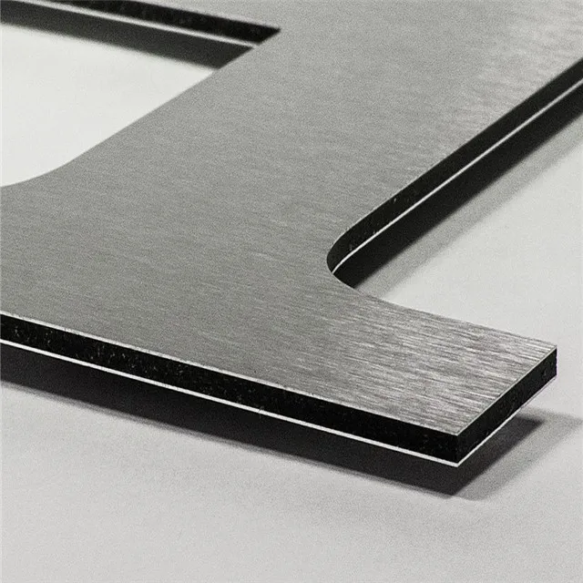 Brushed Aluminum Composite Panels Alucobond 1220x2440mm Fireproof Anti-static Apartment Use Brown Color