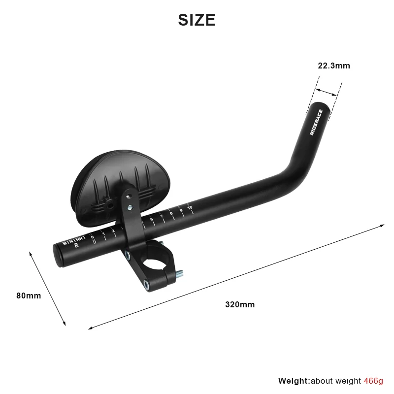 Aluminiumlegering Fiets Legering Triathlon Aero Rest Stuur Stuur Clip Op Tri Bars Fiets Comp