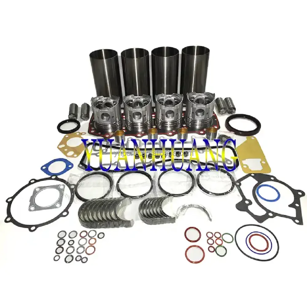 H25 Overhaul Engine Rebuild Kit with Full Gasket Kit Diesel Complete Engine Parts Head Gasket for Nissan Piston Ring Bearing