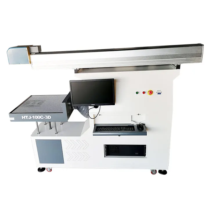 HITEC CNC Large Scale Jeans 3D Dynamic Synrad CO2 100W Laser Marking Machine