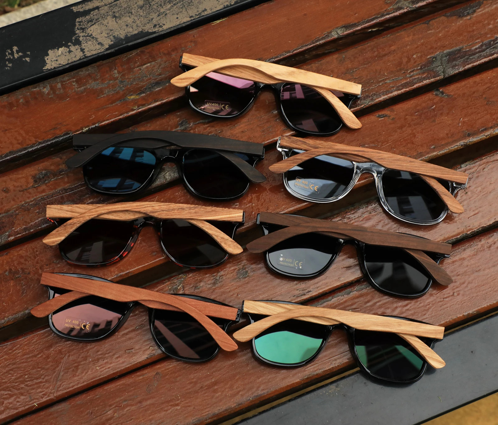 Agenda Tortosa Lentes De Sol Con Marco De Madera De Bambú Lentes