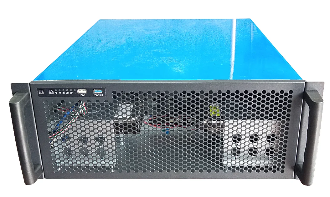 4Uサーバーケース 8 PCI-eスロット ラックマウントシャーシ 19インチ 8