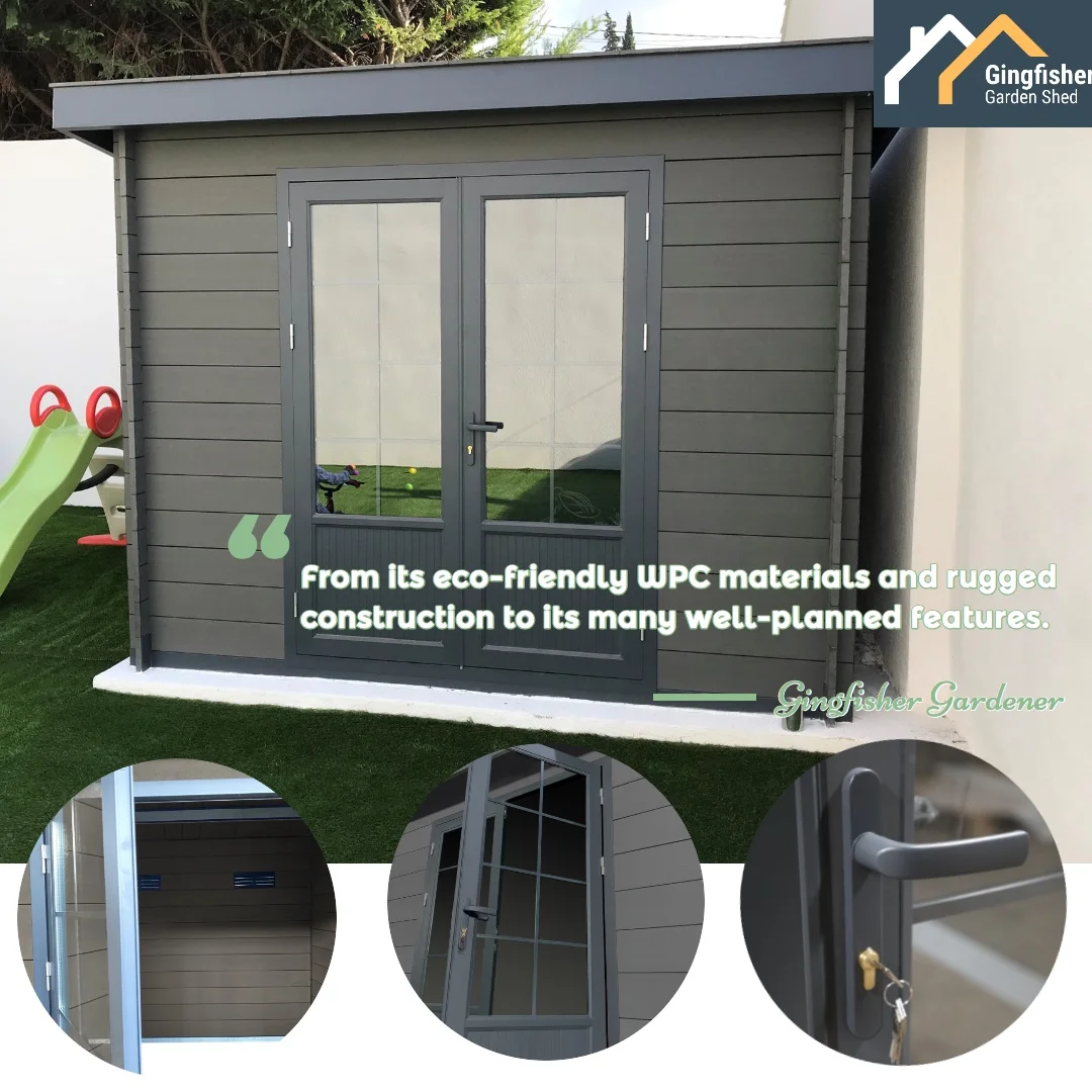 Modern Prefab Shed Storage Sheds Kits 10x12 Outdoor House Prefabricated