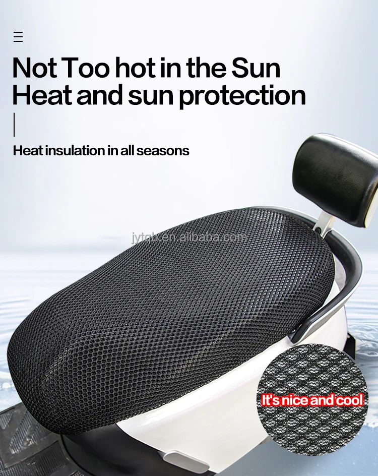 Motorcycle Seat Cushion Motorcycle Seat Cover Waterproof Scooter Universal Accessories Universal Motorcycle Sun Protection Seat Cover Suitable For