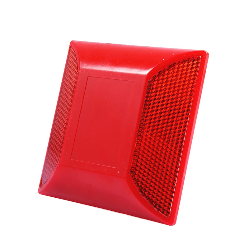 Пластиковый светоотражающий дорожный светильник желтого и красного цвета кошачий глаз