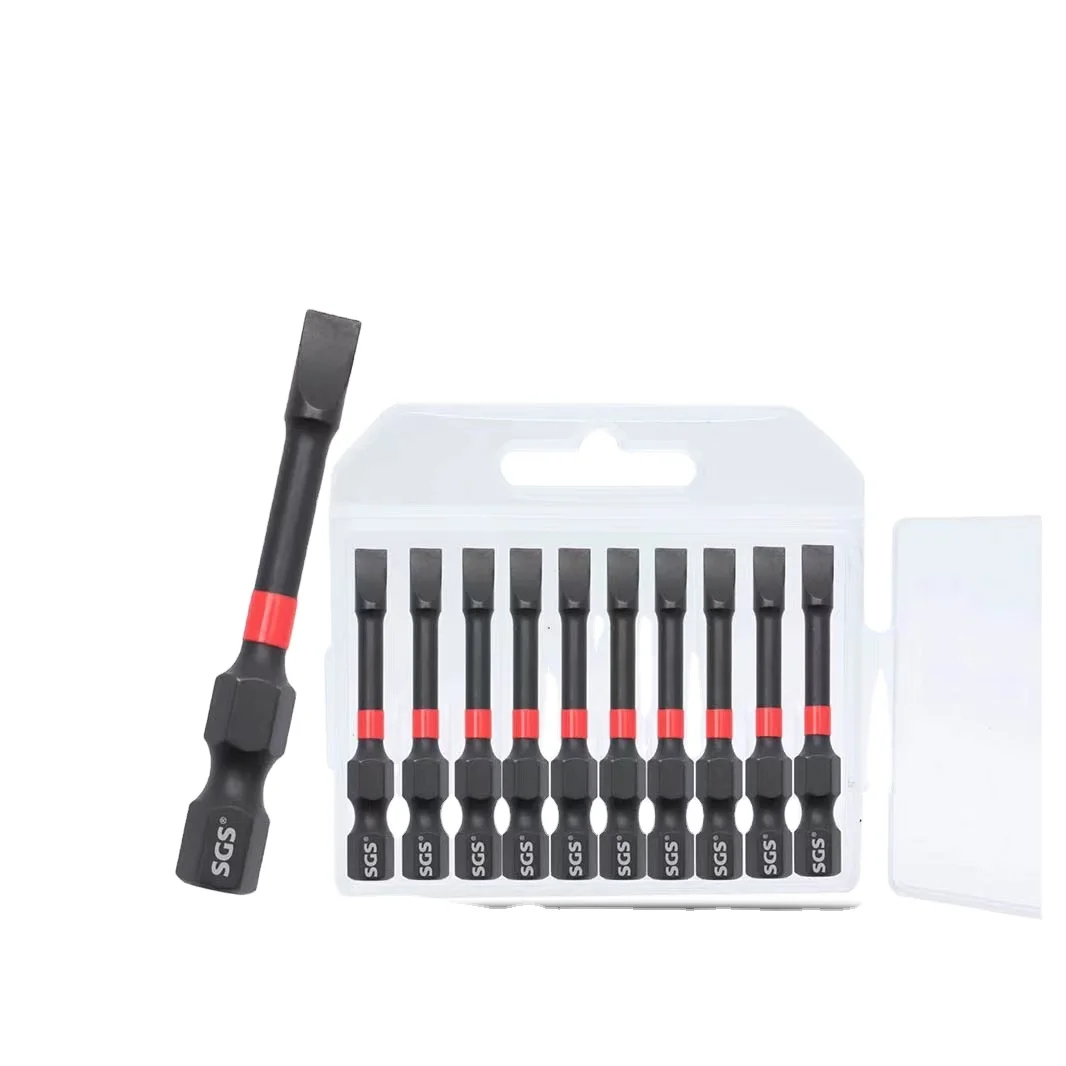 MOYOTEC Factory Direct 50mm 75mm 100mm Impact Screwdriver Slotted Bits