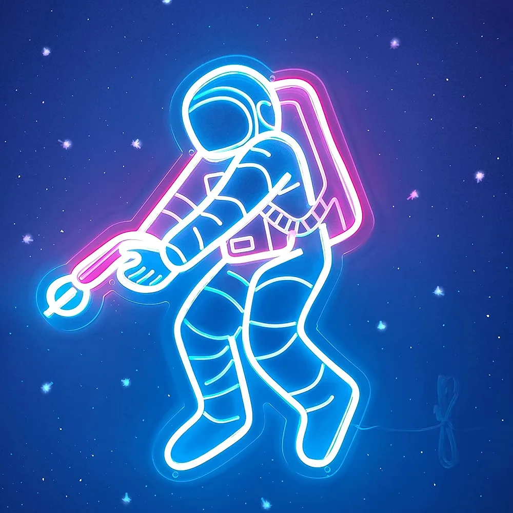 Enseigne Néon LED Astronaute - The Neon Company