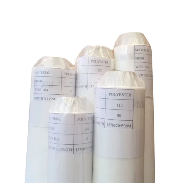 32t 100 pneumatic no emulsion screen printing mesh for stretcher