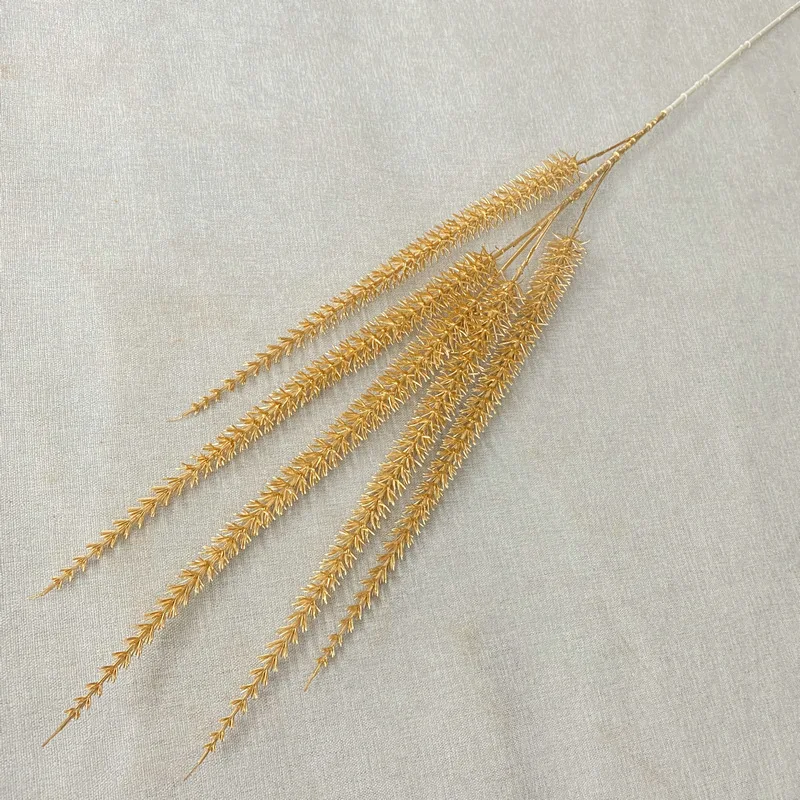 Artificial Gold Flowers Leaves Hydrangea Fake Gold Plants Flower With