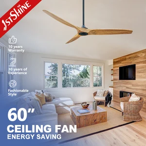 1stshine Ceiling Fan 2026 Graceful Lower Noise Smart Remote Control Wooden High Quality Ceiling Fan