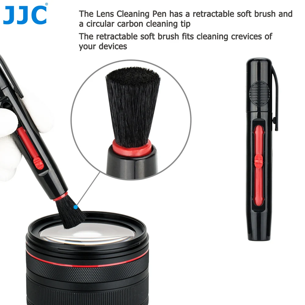 JJC CL-3(D) 3-in-1 Camera Cleaning Kit include Air-Blower, Lens Cleaning Pen, Microfiber Cleaning Cloth