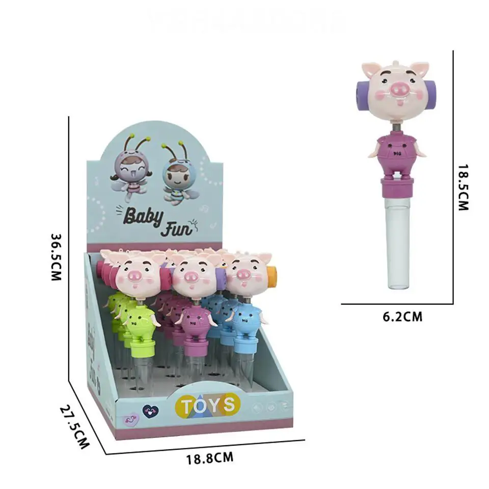 Многофункциональная картонная робот-пузырьковая палочка ручной вращающийся и Красочный световой вентилятор игрушки для детей