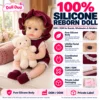 Burgundy Velvet Bow Bonnet