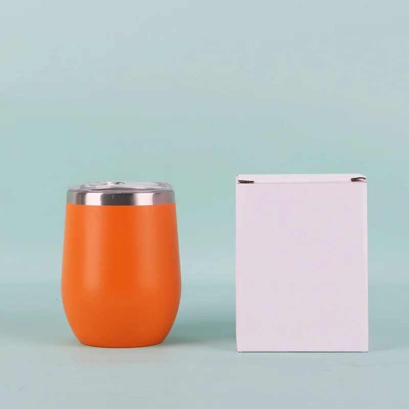 Wholesale 12oz Stainless Steel Modern Travel Tumbler Double Wall Vacuum Insulated Coffee Mug Straw Cap Dishwasher Safe Custom