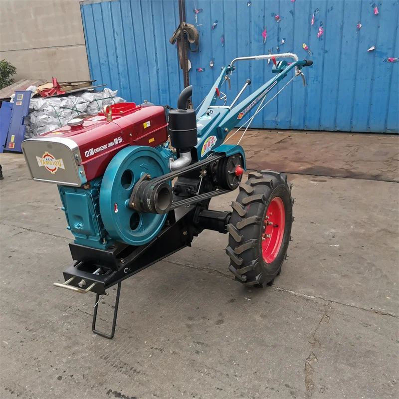 Hand Walking Tractor 2WD Diesel 6hp-90hp Mini Farm Tractor with Pump